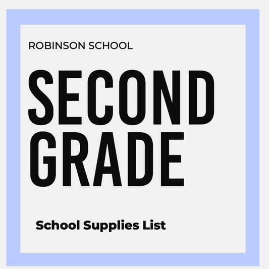 SECOND GRADE SCHOOL PACK | ROBINSON ELEMENTARY SCHOOL